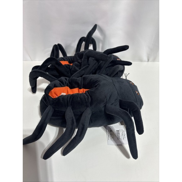 Celebrate Halloween Spider Adult Slippers Size L - Picture 3 of 8